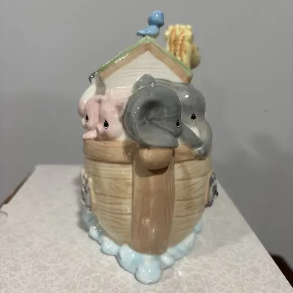 2017 Precious Moments Noah's Ark LED Ceramic Nighlight Bible Religious Gift NEW - Picture 3 of 9